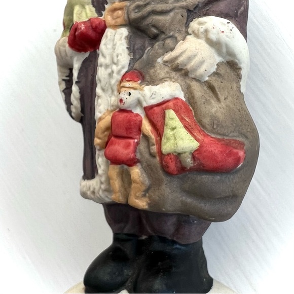 Old Fashioned Santa Claus Porcelain Figurine England 1905 Christmas Holiday Gift - Picture 6 of 13